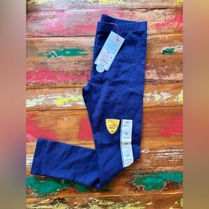 Set of Blue and Black Kids Leggings with Knee Patch